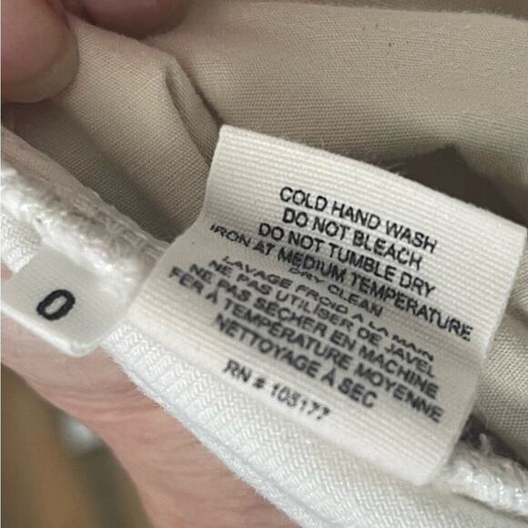 Ulla Johnson “Ellis” Jean, High Waist Cropped Flared Button Front Ecru 25 - Picture 12 of 13